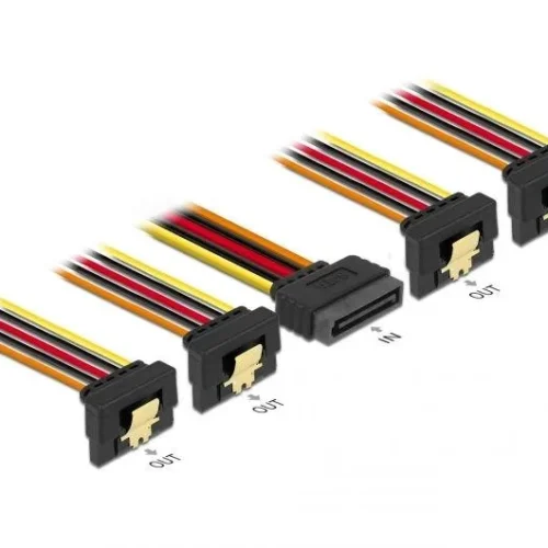 Alternative view of Кабел Power SATA - 4 x SATA 15 Pin, 30cm