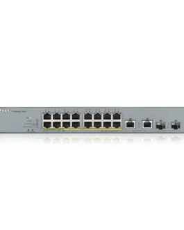 Alternative view of Суич ZyXEL GS1350-18HP, 18-портов, Gigabit, Управляем, PoE 250W