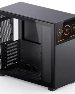 Alternative view of Кутия за компютър Jonsbo D41 Screen TG, mATX, Черна