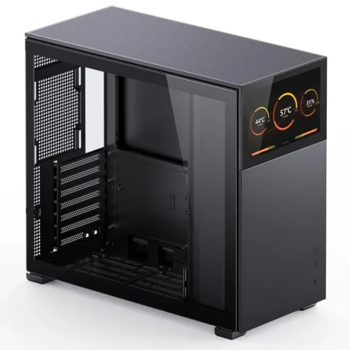 Alternative view of Кутия за компютър Jonsbo D41 Screen TG, mATX, Черна
