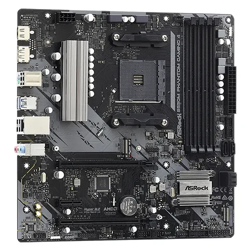 Alternative view of Дънна платка ASRock B550M Phantom Gaming 4, AM4