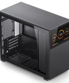 Alternative view of Кутия за компютър Jonsbo D31 Screen TG, mATX, Черна