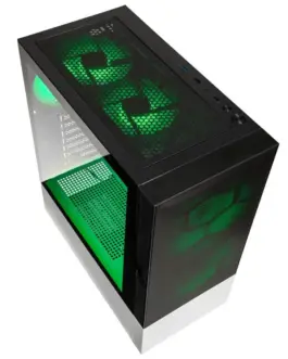 Alternative view of Кутия за компютър Kolink Observatory MX Mesh ARGB TG Mid-Tower, Черна/Бял