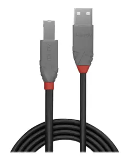 Alternative view of КАБЕЛ USB LINDY - USB to USB-B - 3,0 m - Black - PN 36674