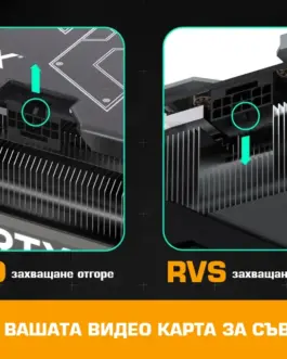 Alternative view of EZDIY-FAB адаптер за видеокарта 12VHPWR 600W - RVS 90° Black