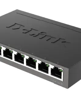 Alternative view of Суич D-Link DGS-108/E, 8 портов, 10/100/1000, Gigabit, метален корпус