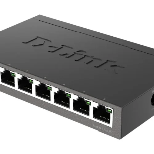 Alternative view of Суич D-Link DGS-108/E, 8 портов, 10/100/1000, Gigabit, метален корпус