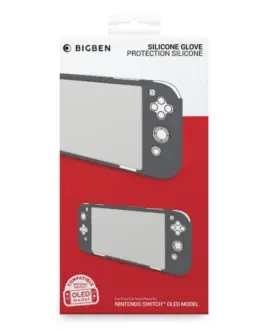 Alternative view of Силиконов защитен калъф Big Ben Silicon Glove, сив (Nintendo Switch OLED)