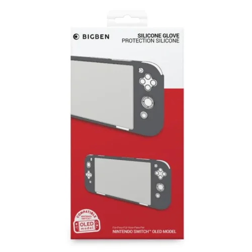 Alternative view of Силиконов защитен калъф Big Ben Silicon Glove, сив (Nintendo Switch OLED)