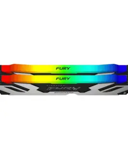 Alternative view of Памет за компютър Kingston Fury Renegade Silver/Black RGB 32GB(2x16GB) DDR5 7200MHz CL38