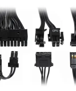 Alternative view of Thermaltake Smart SE 730W Modular (up to 87%, 4xPEG, 140mm, Single Rail)