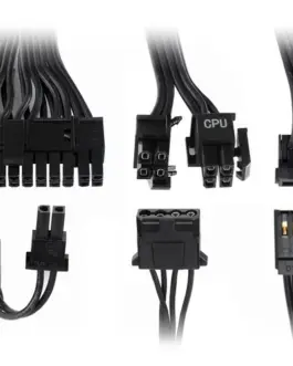 Alternative view of Thermaltake Smart SE 730W Modular (up to 87%, 4xPEG, 140mm, Single Rail)