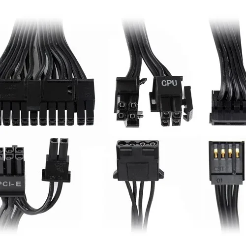 Alternative view of Thermaltake Smart SE 730W Modular (up to 87%, 4xPEG, 140mm, Single Rail)