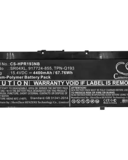 Батерия за лаптоп HP Omen 15-ce000ng; Pavilion 15-CE015DX  SR04XL LiPo  154V 4400mAh CAMERON