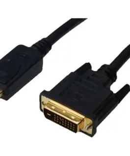 КАБЕЛ DIGITUS - DisplayPort 1.1 to DVI - 20 m - Black - PN AK-340306-020-S