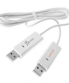 Дейта кабел j5create JUC400 Wormwhole USB2.0 за трансфер на файлове