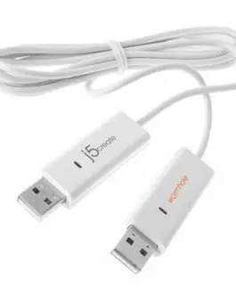 Дейта кабел j5create JUC400 Wormwhole USB2.0 за трансфер на файлове
