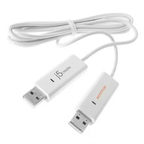 Дейта кабел j5create JUC400 Wormwhole USB2.0 за трансфер на файлове