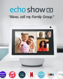 Alternative view of Смарт тонколона Amazon Echo Show 10 (Gen 3), Сензорен екран, Гласов асистент, Бяла