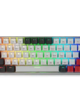 Alternative view of Геймърска безжична клавиатура Spartan Gear Pegasus 2 RGB White/Grey