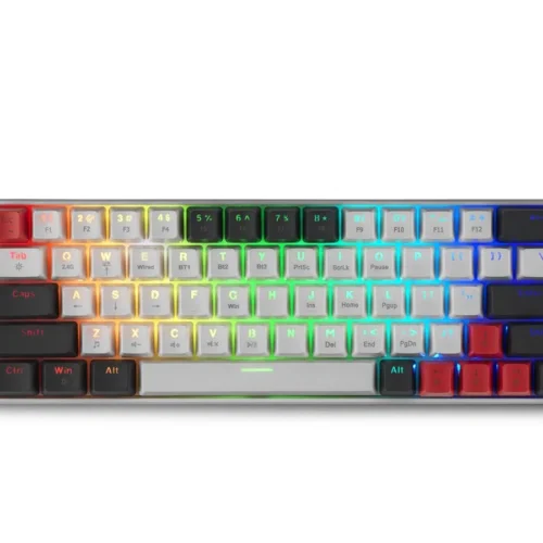 Alternative view of Геймърска безжична клавиатура Spartan Gear Pegasus 2 RGB White/Grey