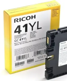 Мастило гел RICOH GC 41YL, GelJet SG 2100N/2100DN, 600 копия, Yellow
