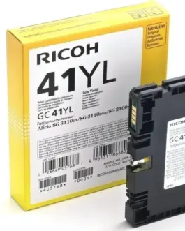 Мастило гел RICOH GC 41YL, GelJet SG 2100N/2100DN, 600 копия, Yellow