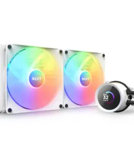 Охладител за процесор NZXT Kraken 280 RGB White LCD Display