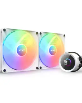 Охладител за процесор NZXT Kraken 280 RGB White LCD Display
