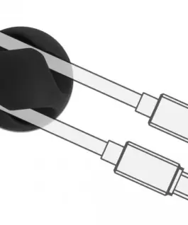 Alternative view of Органайзер за кабели Delock, Самозалепващ, 10 бр. в опаковка, Черен