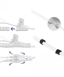 Alternative view of Комплект за управление на кабели Delock, 5 части