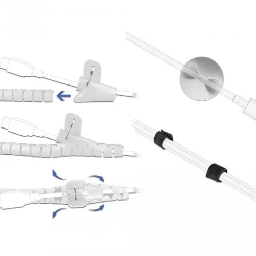 Alternative view of Комплект за управление на кабели Delock, 5 части