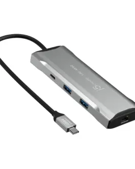 Докинг станция j5create Mini Dock JCD393 USB-C USB HDMI Ethernet SD microSD