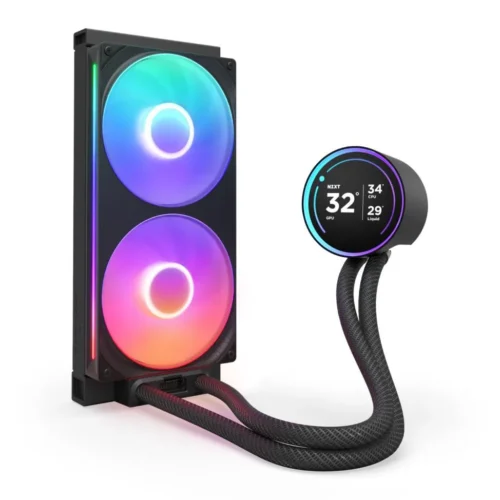 Alternative view of Охладител за процесор NZXT Kraken Elite 280 V2 RGB Black LCD Display