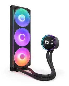 Alternative view of Охладител за процесор NZXT Kraken Elite 360 V2 RGB Black LCD Display