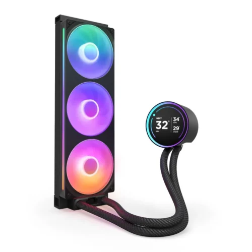 Alternative view of Охладител за процесор NZXT Kraken Elite 360 V2 RGB Black LCD Display
