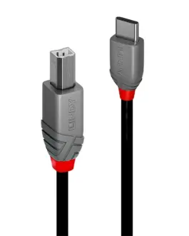 КАБЕЛ USB LINDY - USB-B to USB-C - 30 m - Black - PN 36943
