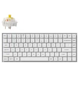 Геймърска механична клавиатура Keychron K2 Pro White QMK/VIA - K2P-P4