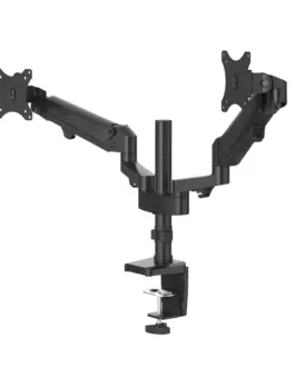 Стойка за 2 монитора за бюро HAMA Регулируема Амортисьор 13" - 32" 12 кг