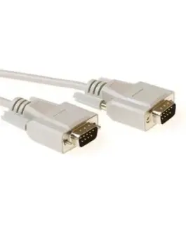 Кабел ACT AK2185 RS232 мъжко - RS232 мъжко 1.8м Бял Булк