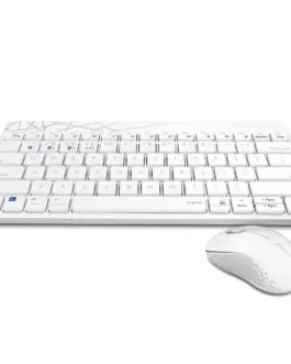 Alternative view of Комплект клавиатура и мишка RAPOO 8000M, Бял