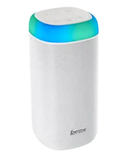 Блутут мобилна колонка HAMA Shine 2.0 30W LED Защита от вода Бял