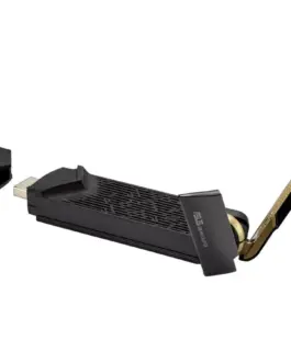 Alternative view of Безжичен адаптер ASUS USB-AX56 Dual Band AX1800 WiFi 6 802.11ax, USB 3.2 Gen1, вградена антена