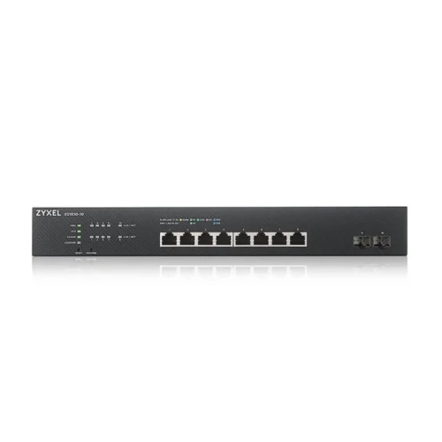 Alternative view of Суич ZYXEL XS1930-10, 8 портов управляем, 10Gb, 2xSFP, за монтаж в шкаф