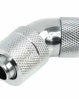 Компресионен фитинг Alphacool HF 13/10 - G1/4 45° Въртящ се Хром
