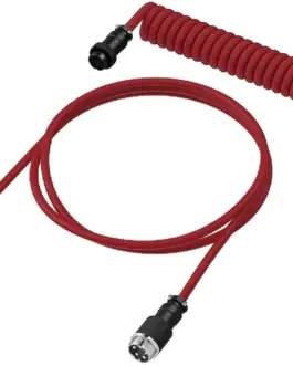 Alternative view of Кабел за клавиатура HyperX Coiled Cable USB-C Red-Black