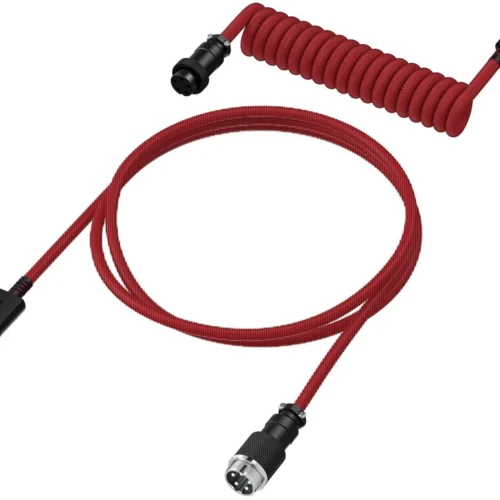Alternative view of Кабел за клавиатура HyperX Coiled Cable USB-C Red-Black