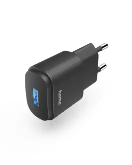 Alternative view of Мрежово зарядно Hama, USB-A, 6 W, Черен