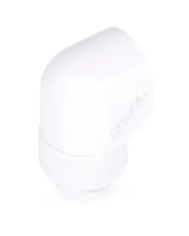 Въртящ се L-конектор Alphacool Eiszapfen G1/4 AG auf G1/4 IG Бял