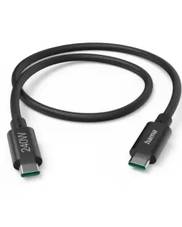 Кабел за зареждане Hama USB-C - USB-C 240 W USB 3.2 Gen1 201702